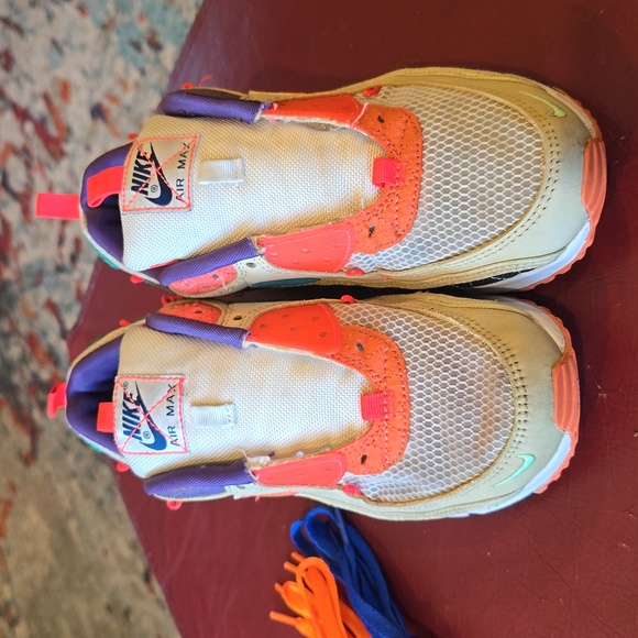 Nike Air Max 90 Mountaineering Sneakers in Trail Team Gold Coastal Blue - Picture 1 of 8